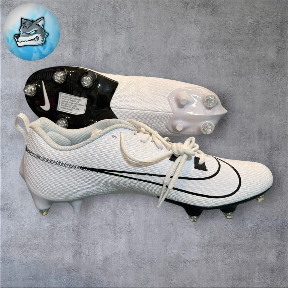 Men's Nike Vapor Edge Speed 360 2 D Football Cleats White FJ7093-100 Size 13.5 W